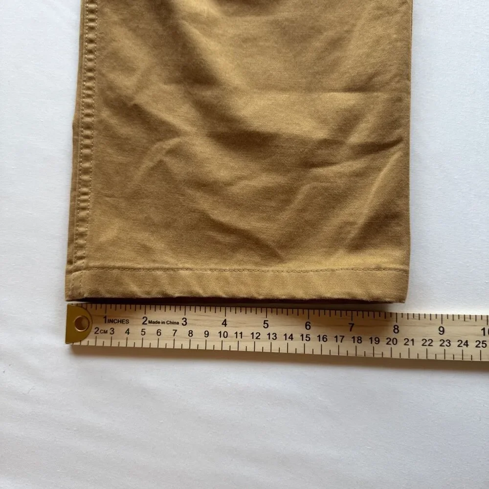The North Face Pants Mens 34 Tan Chino Flat Front Straight Leg Hiking